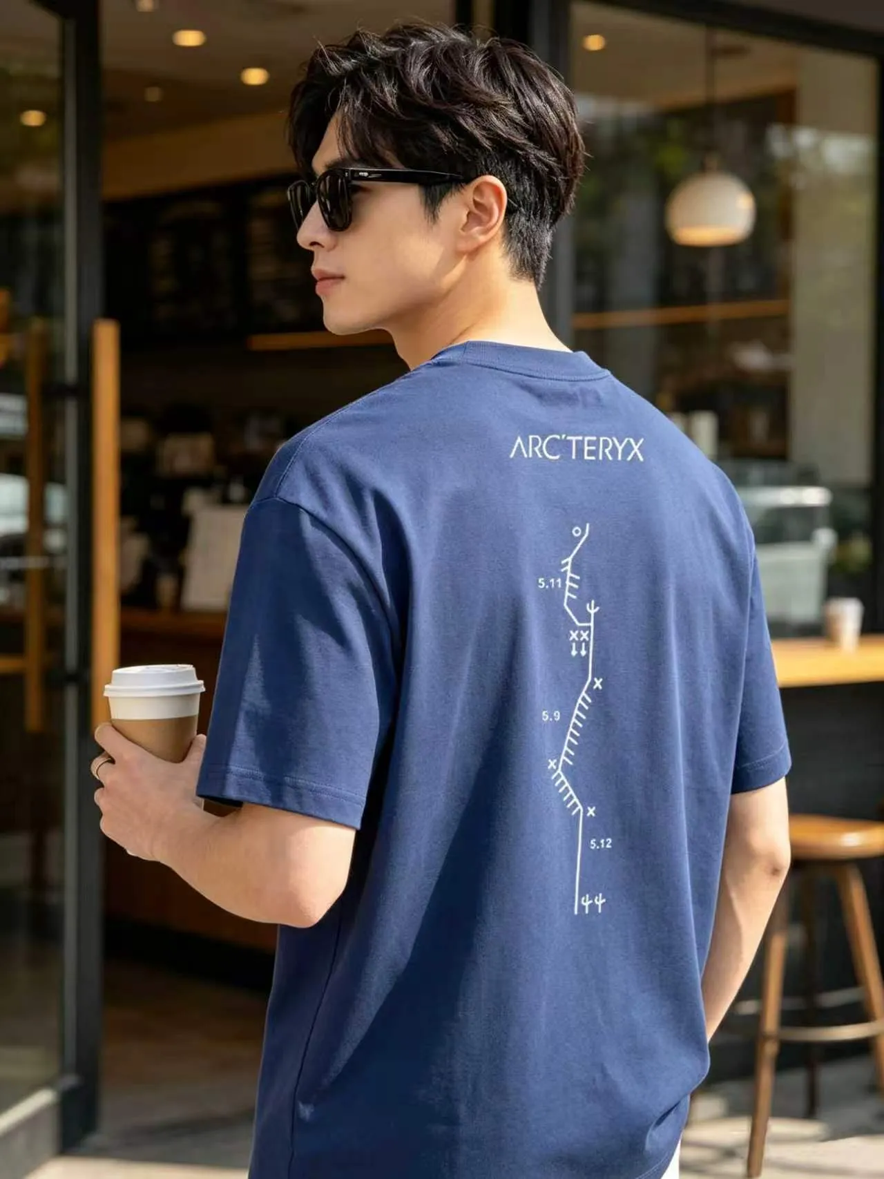 Arc’ter/ logo + New Arrival ， ， ， ， T Same Style。 :Black White Blue Gray Size:S（90-130 ） M（125-140 ） L（135-160 ） XL（160-180 ） XXL（180 ）